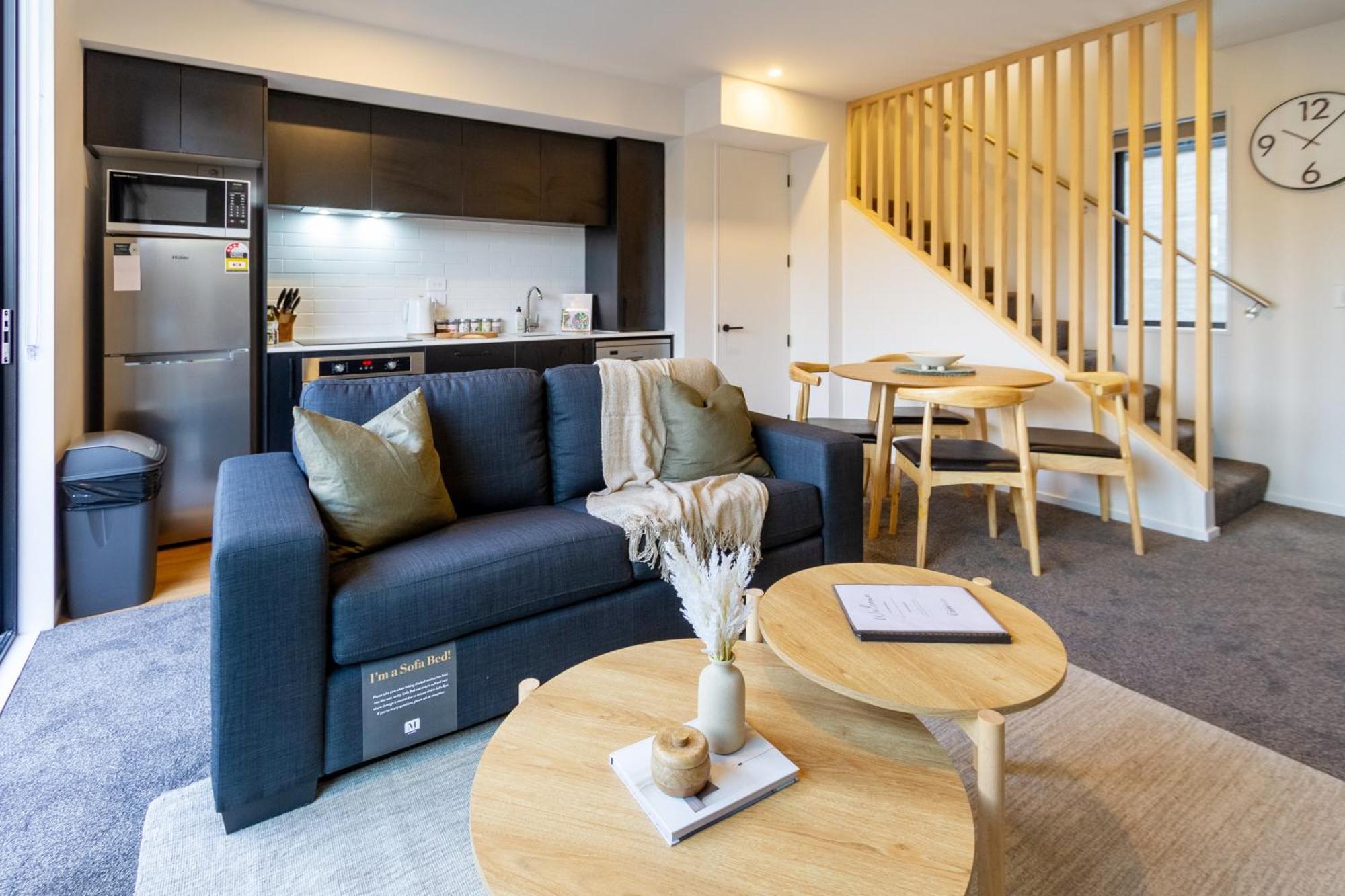 2 Bed, 2 Bath W Sofa Bed - Great Cafes Nearby Apartment Christchurch Bagian luar foto